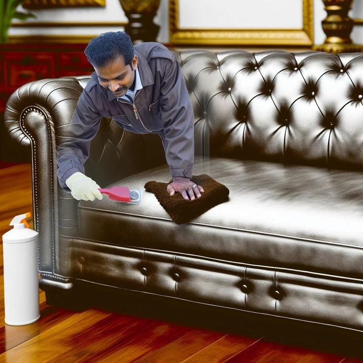 Leather Sofa Cleaning Services in Jaipur by Shree Shyam Housekeeping Services