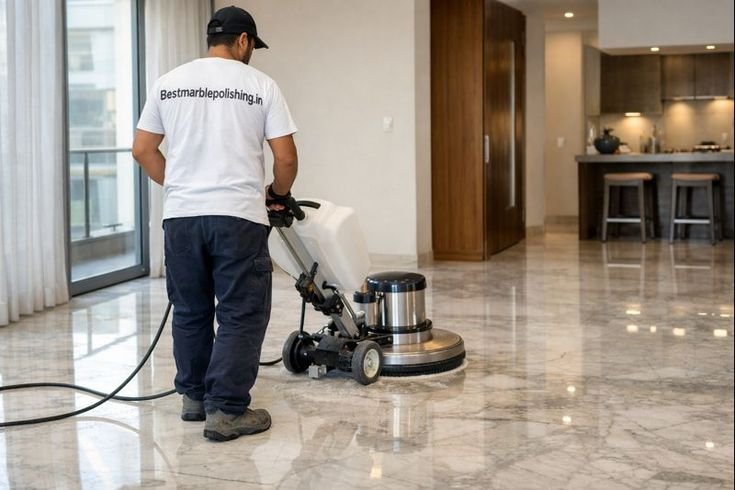 Tile Polishing Services in Jaipur by Shree Shyam Housekeeping Services