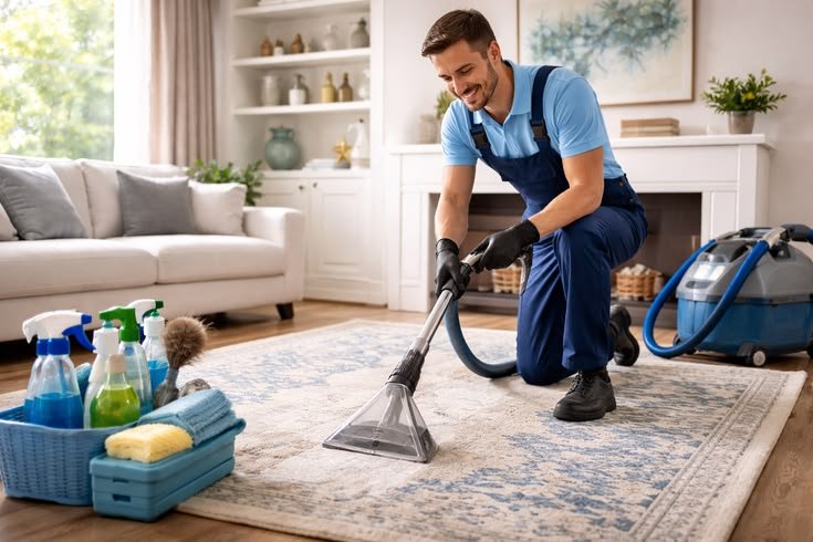 Carpet Shampoo Cleaning Services in Jaipur by Shree Shyam Housekeeping Services