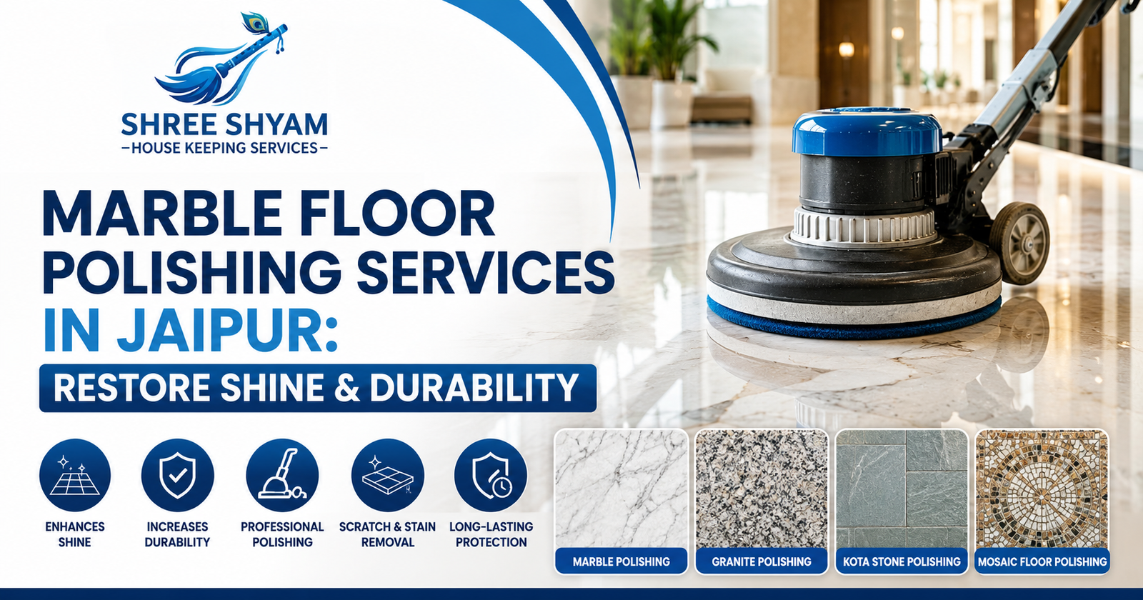 Marble Floor Polishing Services in Jaipur